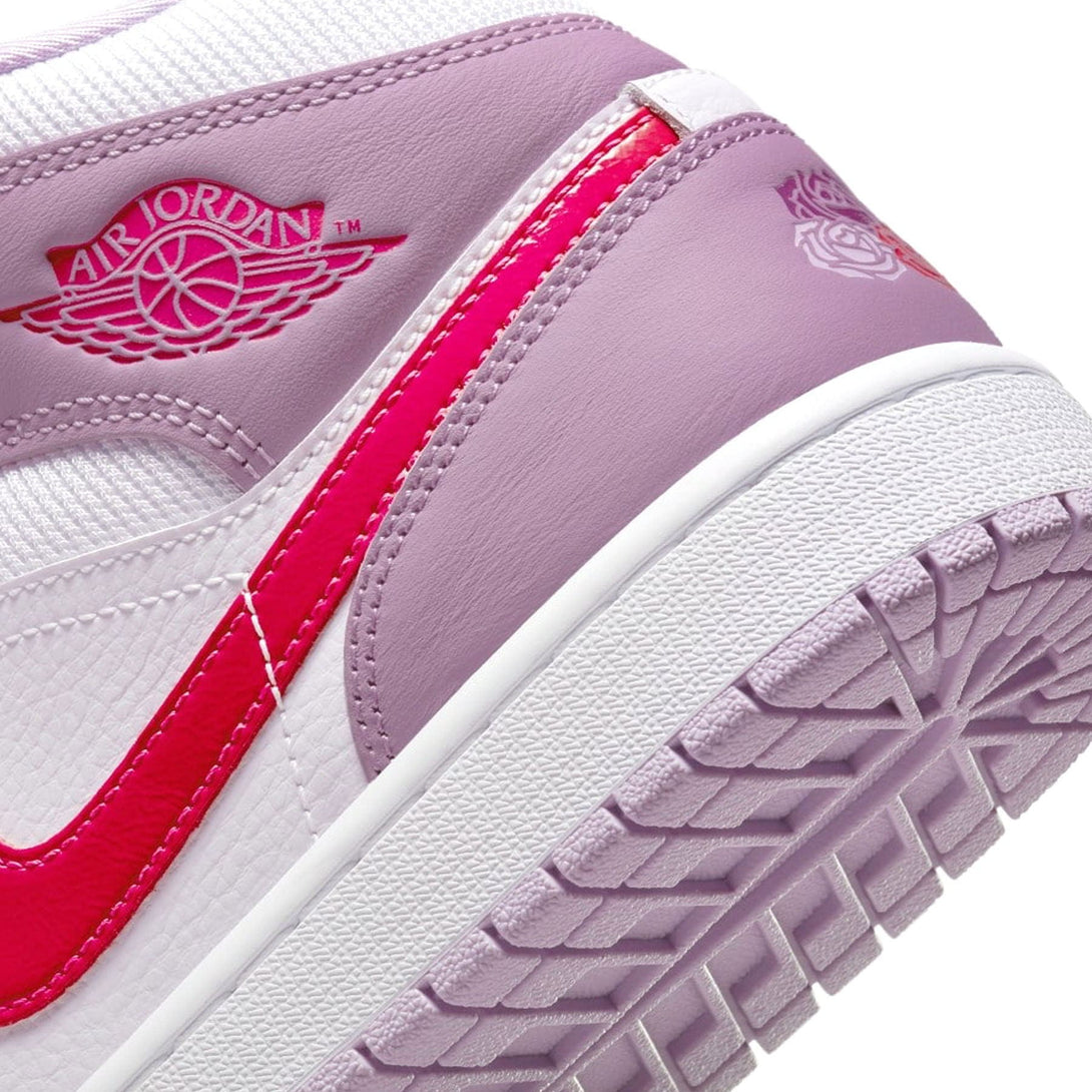 Air Jordan 1 Mid Wmns Valentine's Day- Streetwear Fashion - ellesey.com