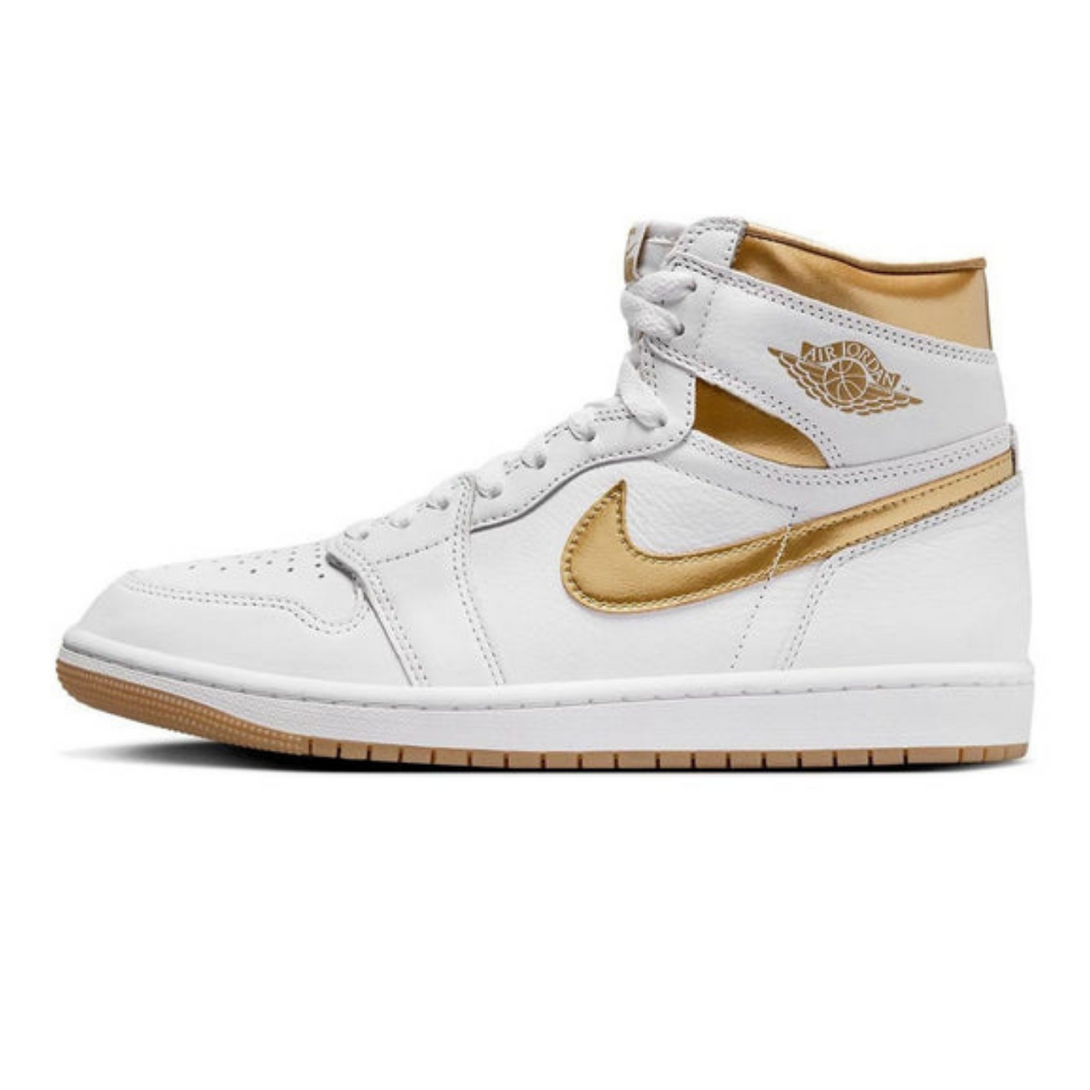 Air Jordan 1 OG 'White Metallic Gold' Wmns- Streetwear Fashion - ellesey.com