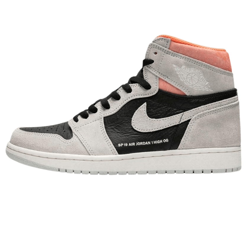 Air Jordan 1 Retro Grey Crimson- Streetwear Fashion - ellesey.com