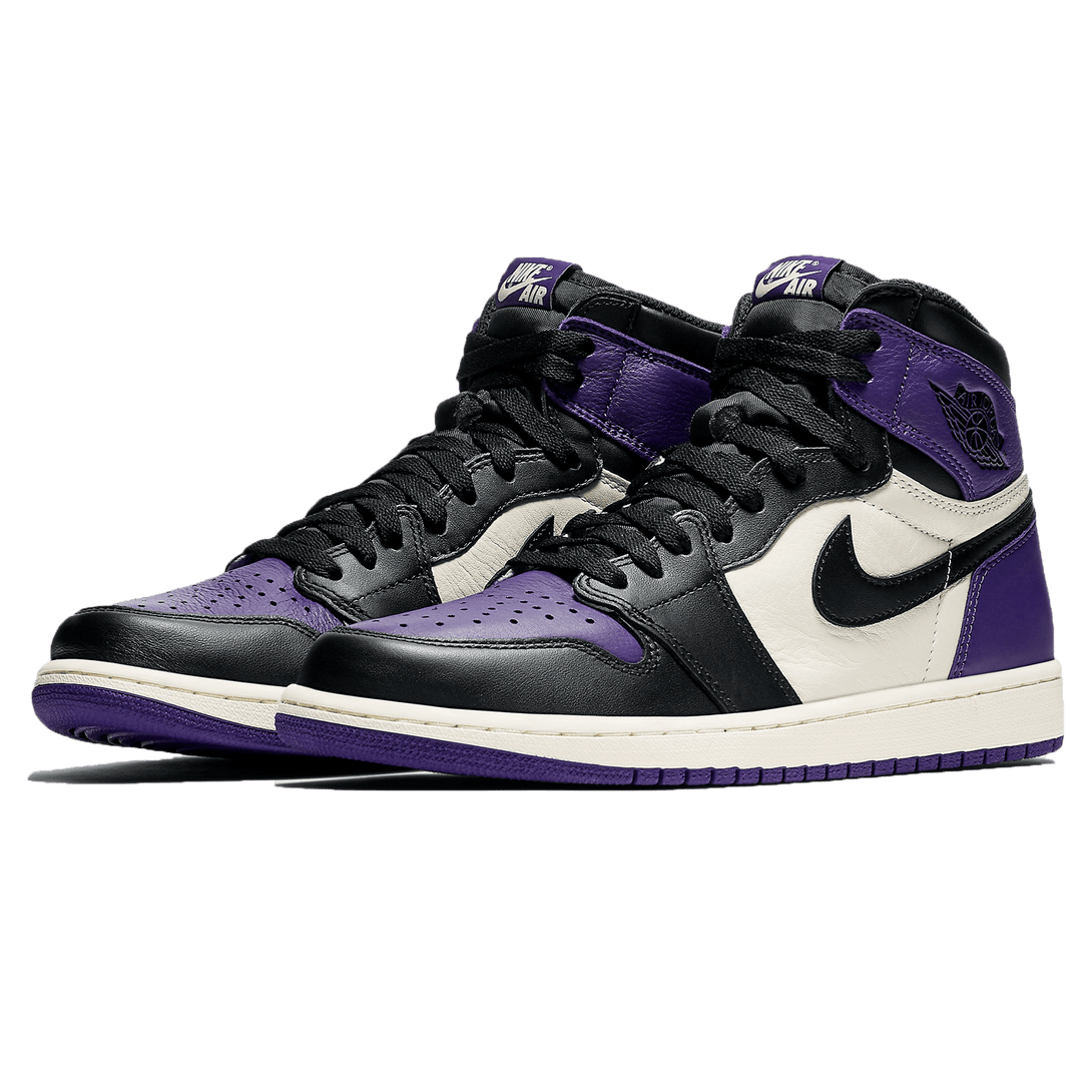 Air Jordan 1 Retro High OG 'Court Purple'- Streetwear Fashion - ellesey.com