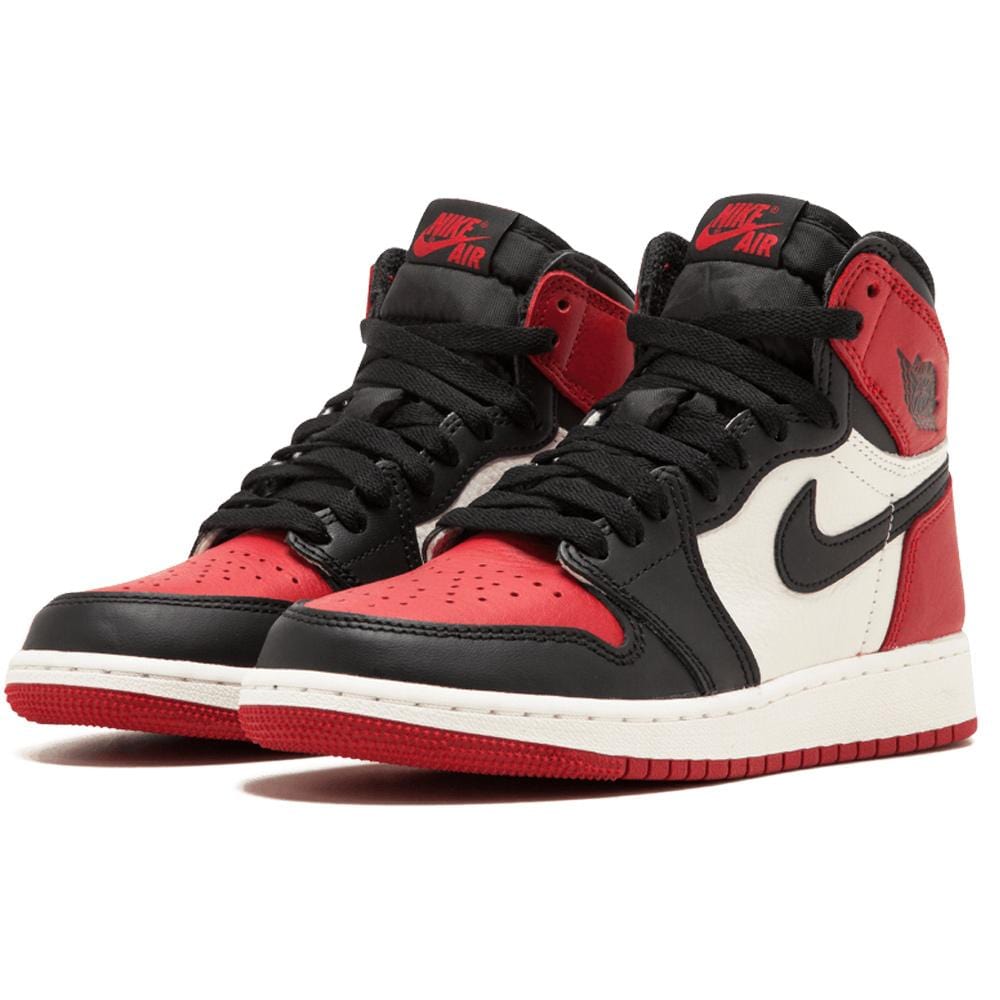 Air Jordan 1 Retro High OG GS "Bred Toe"- Streetwear Fashion - ellesey.com