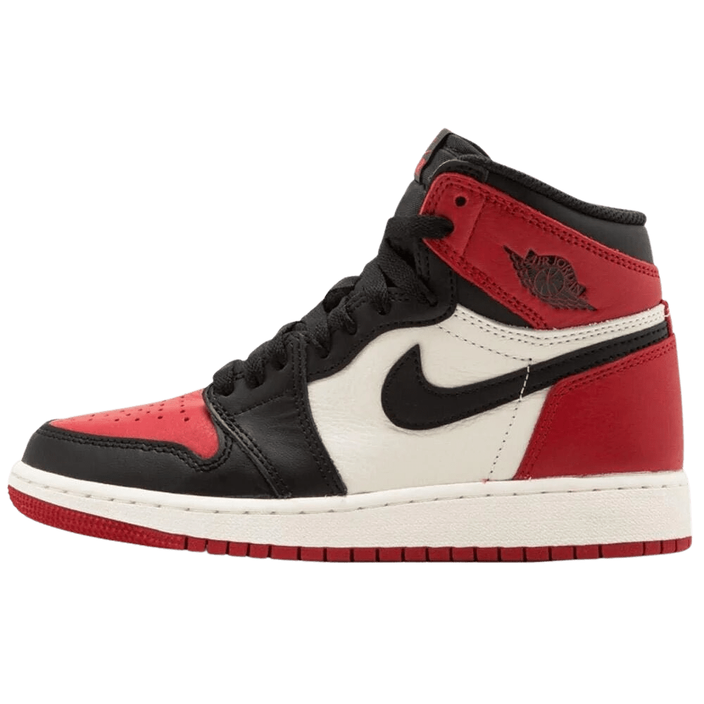 Air Jordan 1 Retro High OG GS "Bred Toe"- Streetwear Fashion - ellesey.com