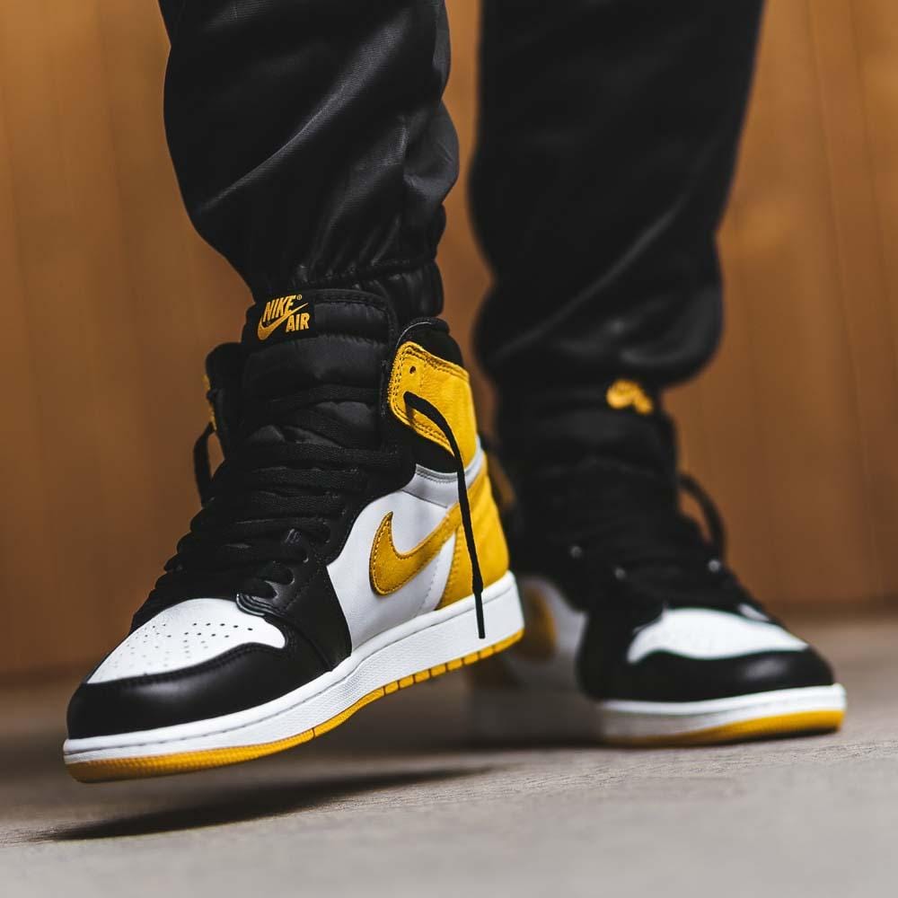 Air Jordan 1 Retro High OG "Yellow Ochre"- Streetwear Fashion - ellesey.com