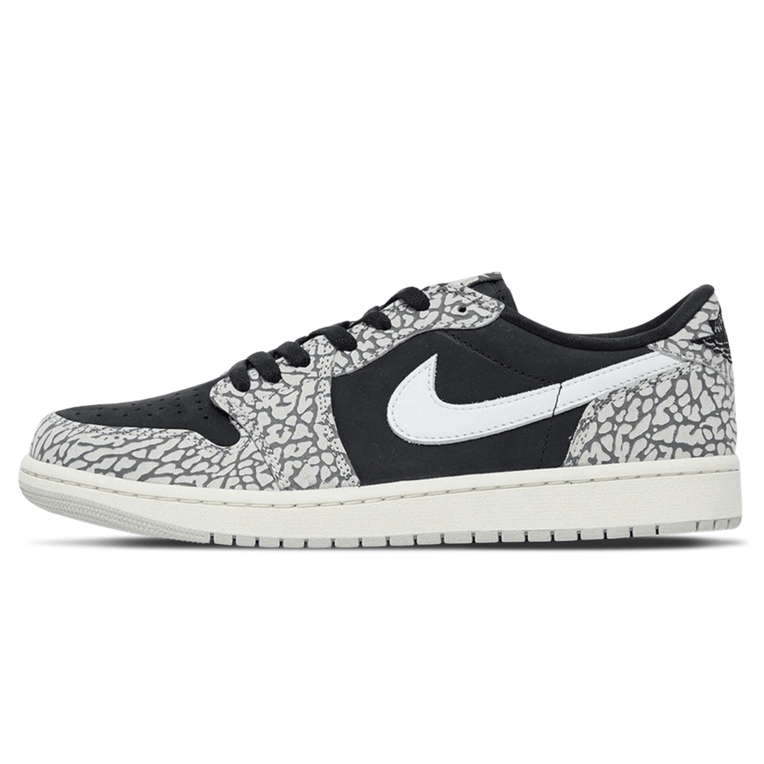 Air Jordan 1 Retro Low OG 'Black Cement'- Streetwear Fashion - ellesey.com