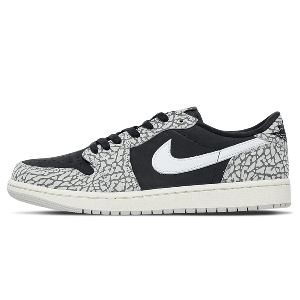 Air Jordan 1 Retro Low OG 'Black Cement'- Streetwear Fashion - ellesey.com