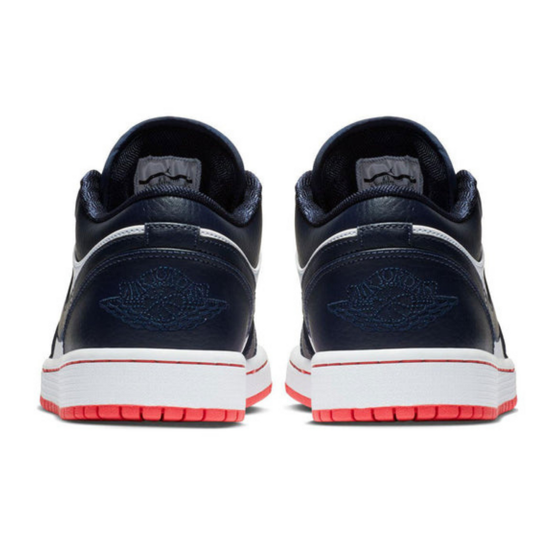 Air Jordan 1 Retro Low 'Obsidian Ember Glow'- Streetwear Fashion - ellesey.com