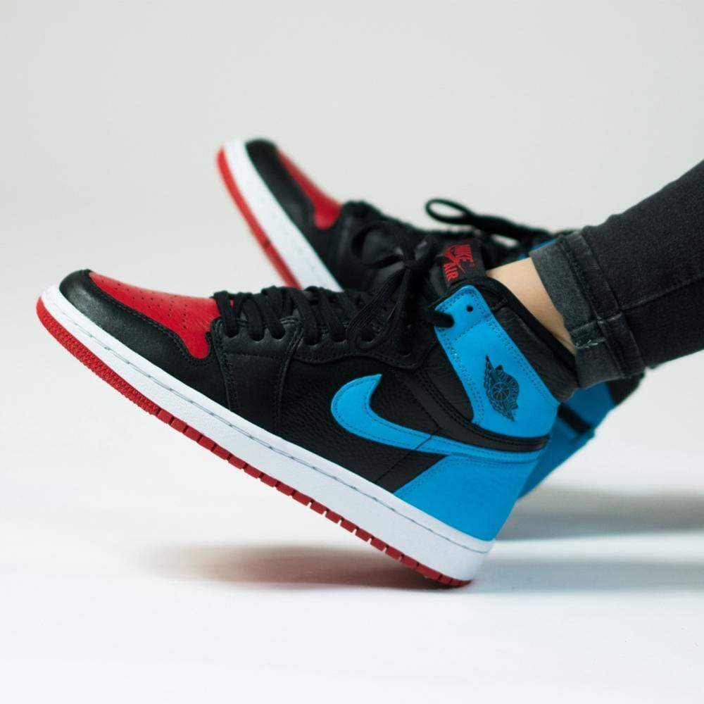 Air Jordan 1 UNC To Chicago Womens- Streetwear Fashion - ellesey.com