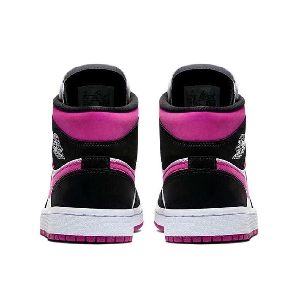 Air Jordan 1 WMNS Mid 'Black Cactus Flower'- Streetwear Fashion - ellesey.com