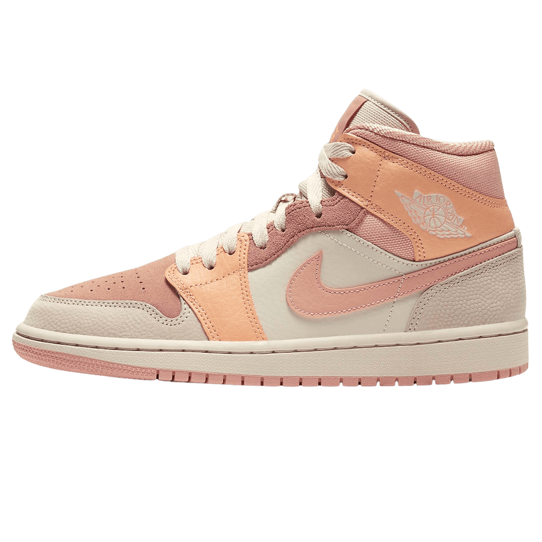 Air Jordan 1 Wmns Mid 'Apricot'- Streetwear Fashion - ellesey.com