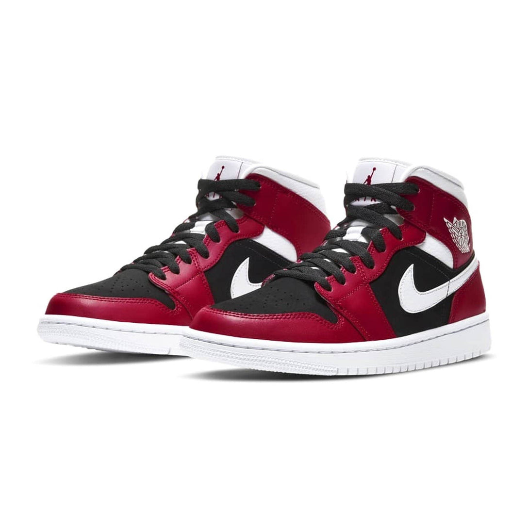 Air Jordan 1 Wmns Mid 'Gym Red Black'- Streetwear Fashion - ellesey.com