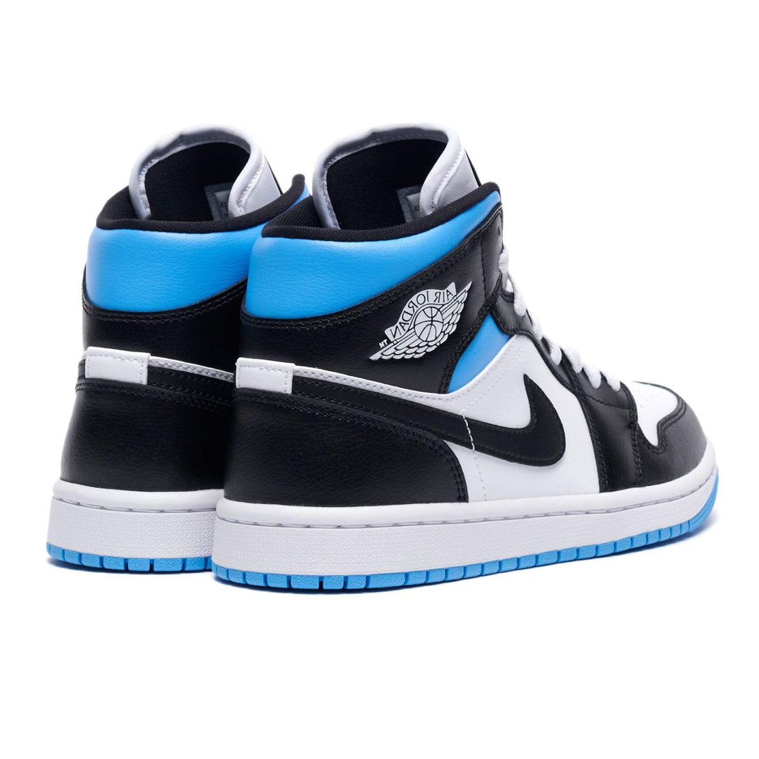 Air Jordan 1 Wmns Mid 'Royal Black Blue'- Streetwear Fashion - ellesey.com