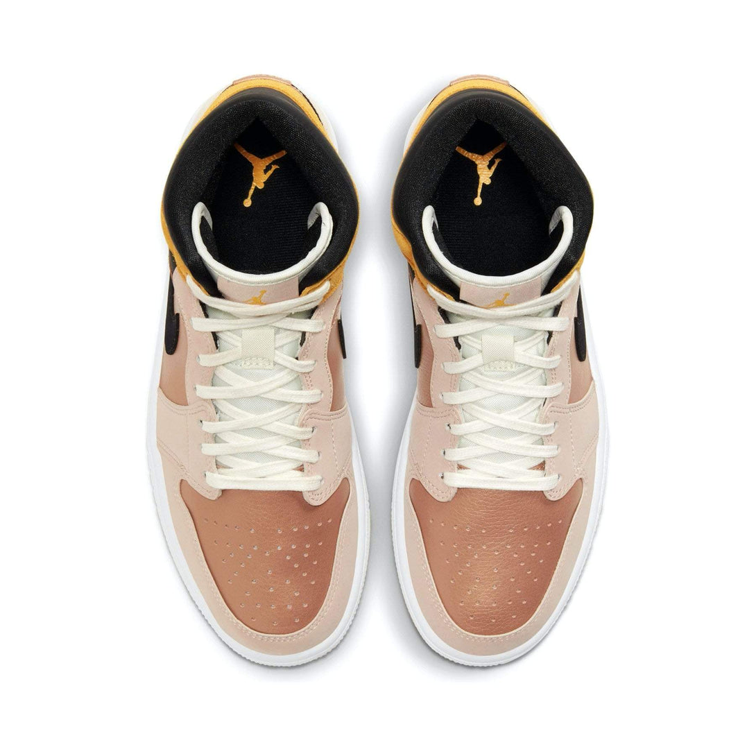 Air Jordan 1 Wmns Mid SE 'Particle Beige'- Streetwear Fashion - ellesey.com