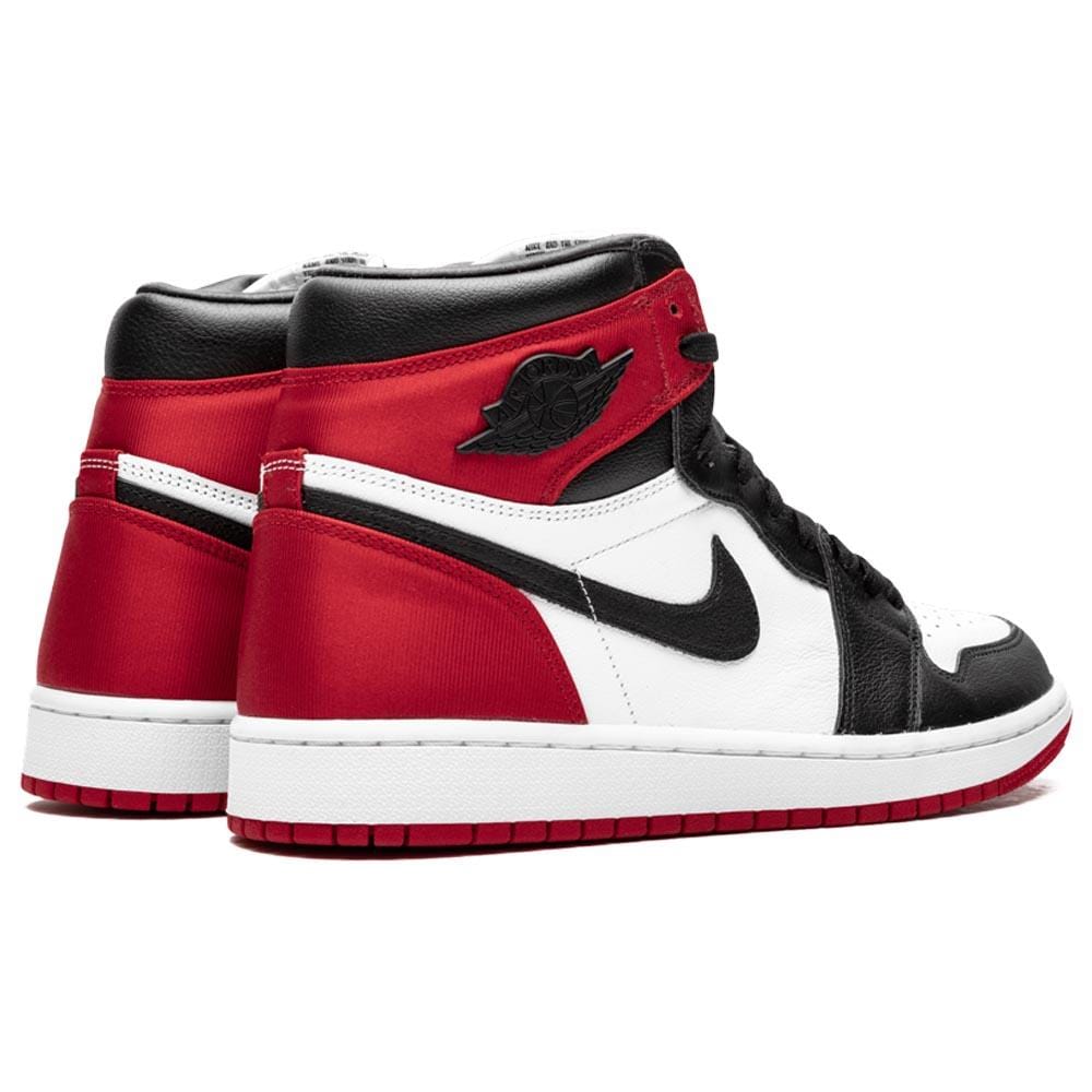 Air Jordan 1 Wmns Retro High 'Satin Black Toe'- Streetwear Fashion - ellesey.com