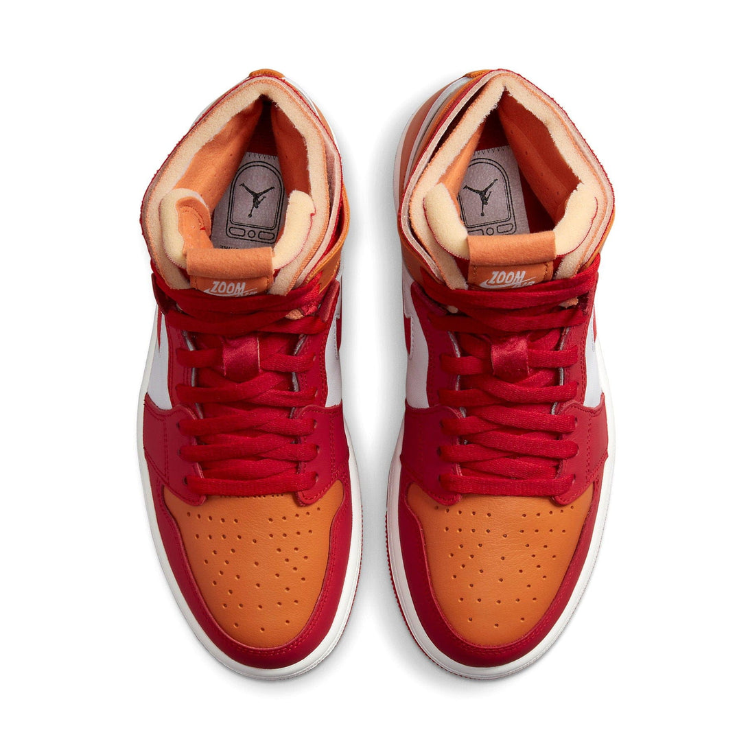 Air Jordan 1 Zoom Air Comfort Wmns 'Fire Red Hot Curry'- Streetwear Fashion - ellesey.com