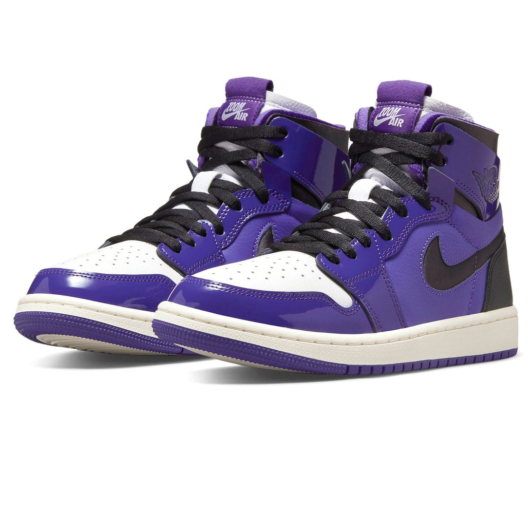 Air Jordan 1 Zoom Comfort Wmns 'Court Purple Patent'- Streetwear Fashion - ellesey.com