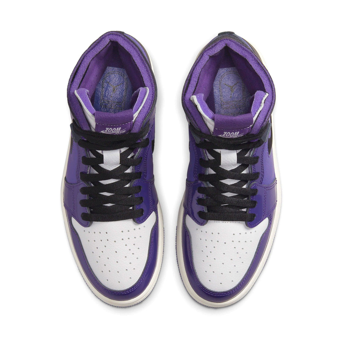 Air Jordan 1 Zoom Comfort Wmns 'Court Purple Patent'- Streetwear Fashion - ellesey.com