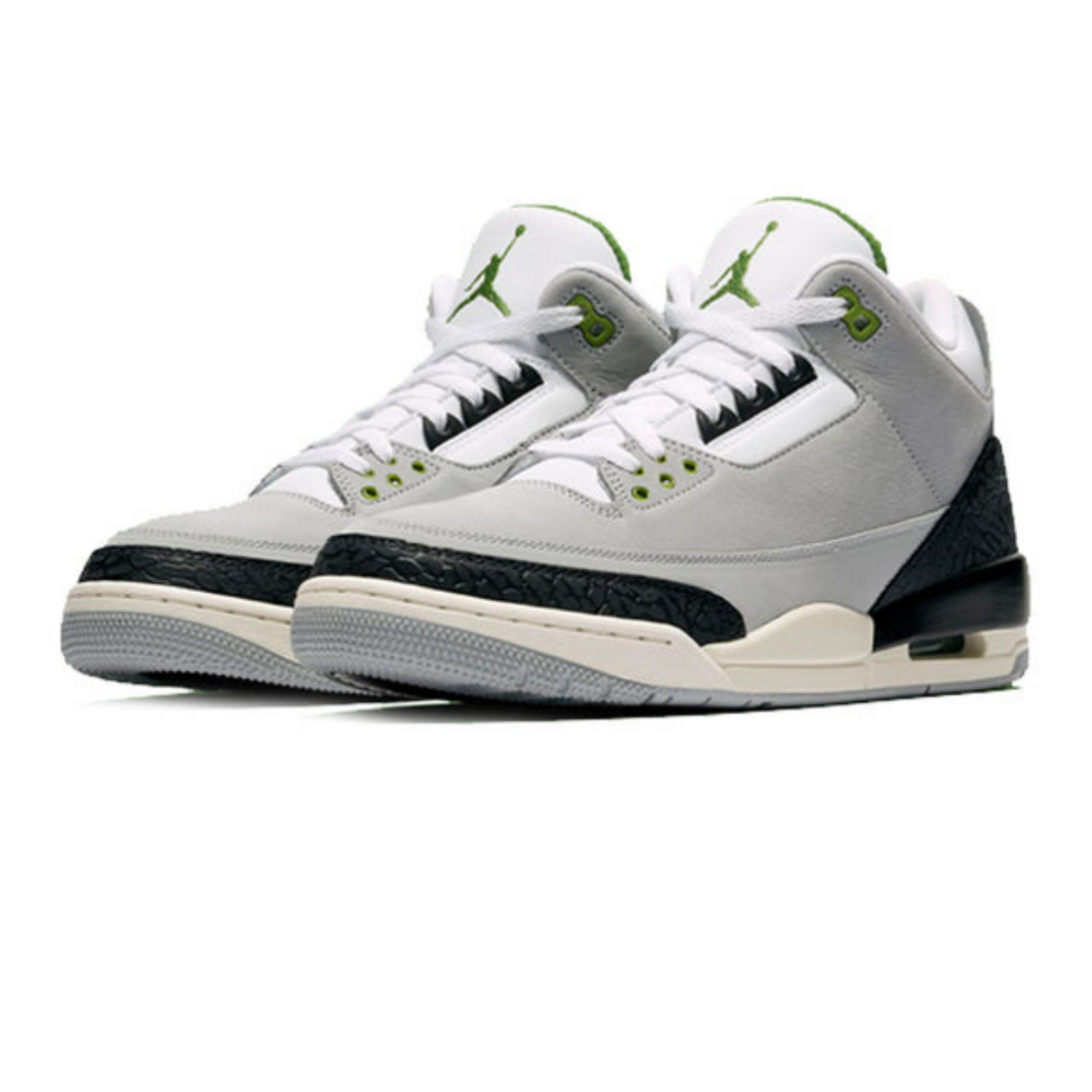 Air Jordan 3 Retro 'Chlorophyll'- Streetwear Fashion - ellesey.com