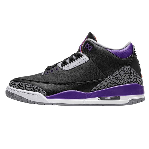 Air Jordan 3 Retro 'Court Purple'- Streetwear Fashion - ellesey.com