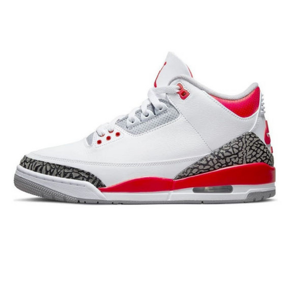 Air Jordan 3 Retro 'Fire Red'- Streetwear Fashion - ellesey.com