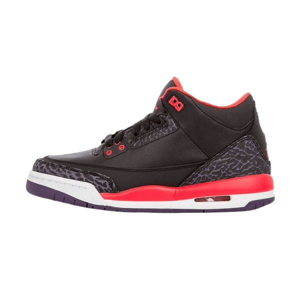 Air Jordan 3 Retro GS 'Crimson'- Streetwear Fashion - ellesey.com