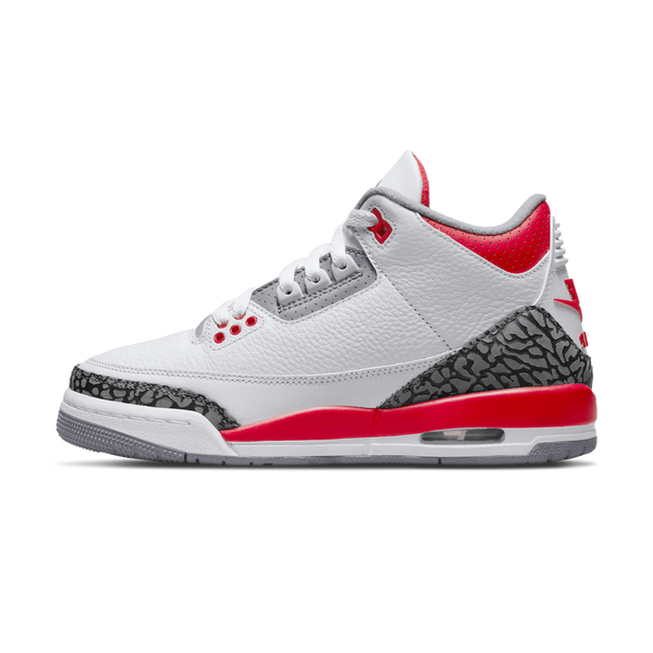 Air Jordan 3 Retro GS 'Fire Red' 2022- Streetwear Fashion - ellesey.com