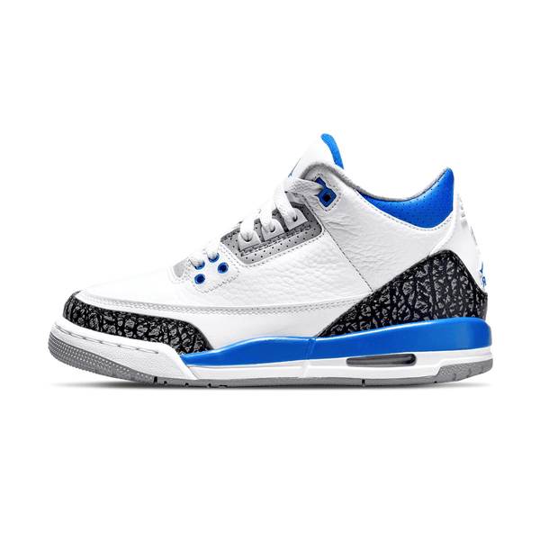 Air Jordan 3 Retro GS 'Racer Blue'- Streetwear Fashion - ellesey.com