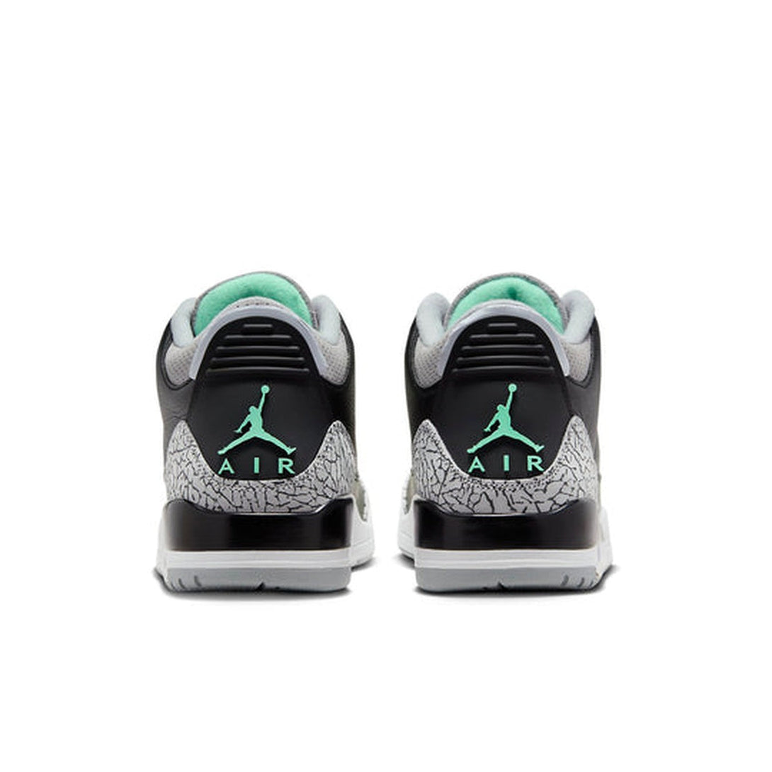 Air Jordan 3 Retro 'Green Glow'- Streetwear Fashion - ellesey.com