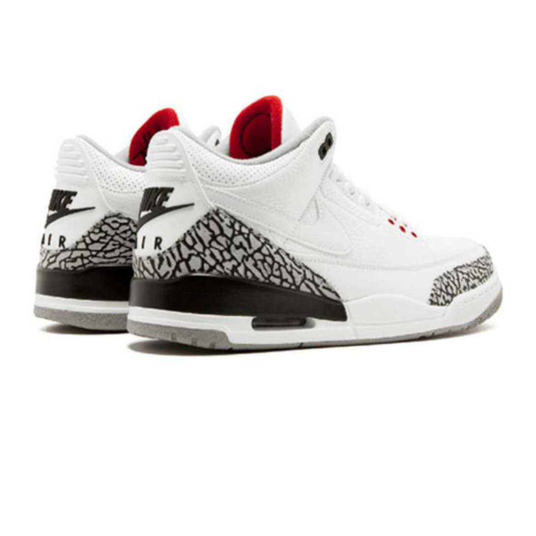 Air Jordan 3 Retro JTH NRG 'White Cement'- Streetwear Fashion - ellesey.com