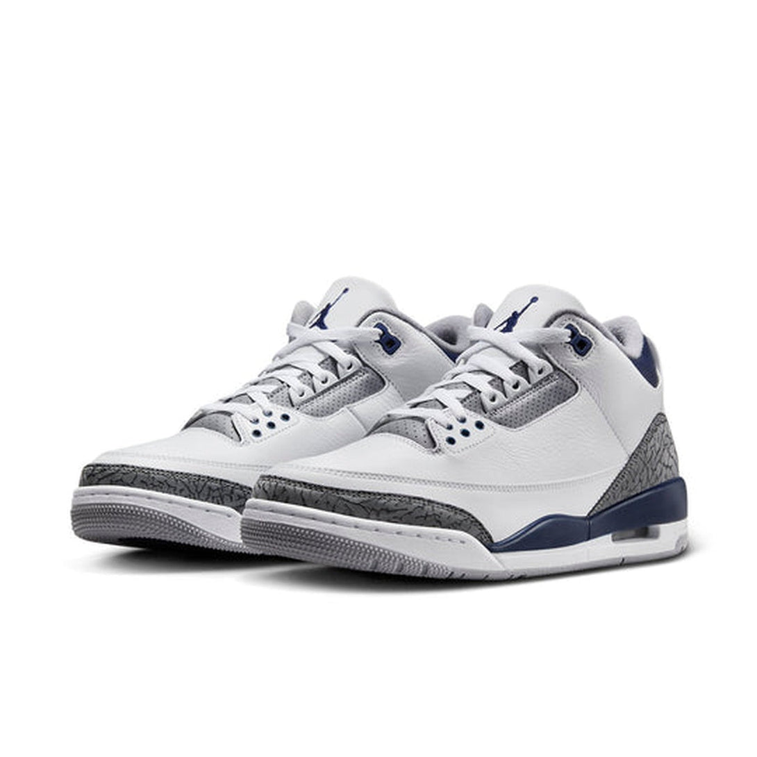 Air Jordan 3 Retro 'Midnight Navy'- Streetwear Fashion - ellesey.com