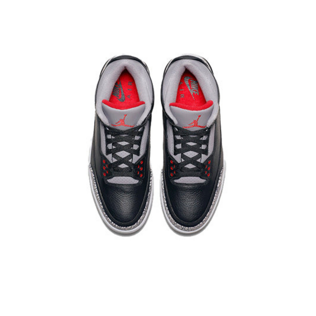 Air Jordan 3 Retro OG 'Black Cement' 2018- Streetwear Fashion - ellesey.com