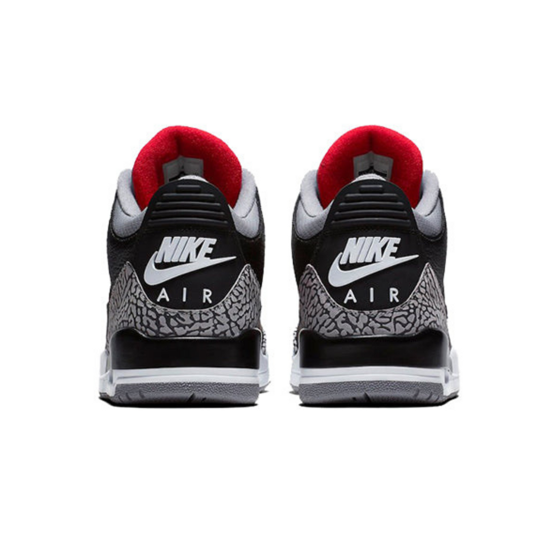 Air Jordan 3 Retro OG 'Black Cement' 2018- Streetwear Fashion - ellesey.com