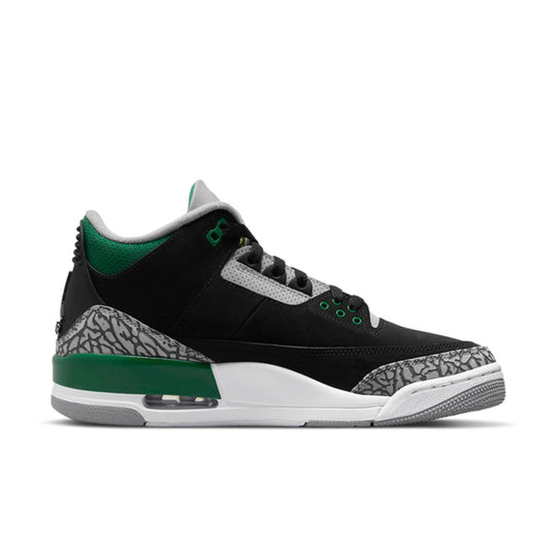 Air Jordan 3 Retro 'Pine Green'- Streetwear Fashion - ellesey.com