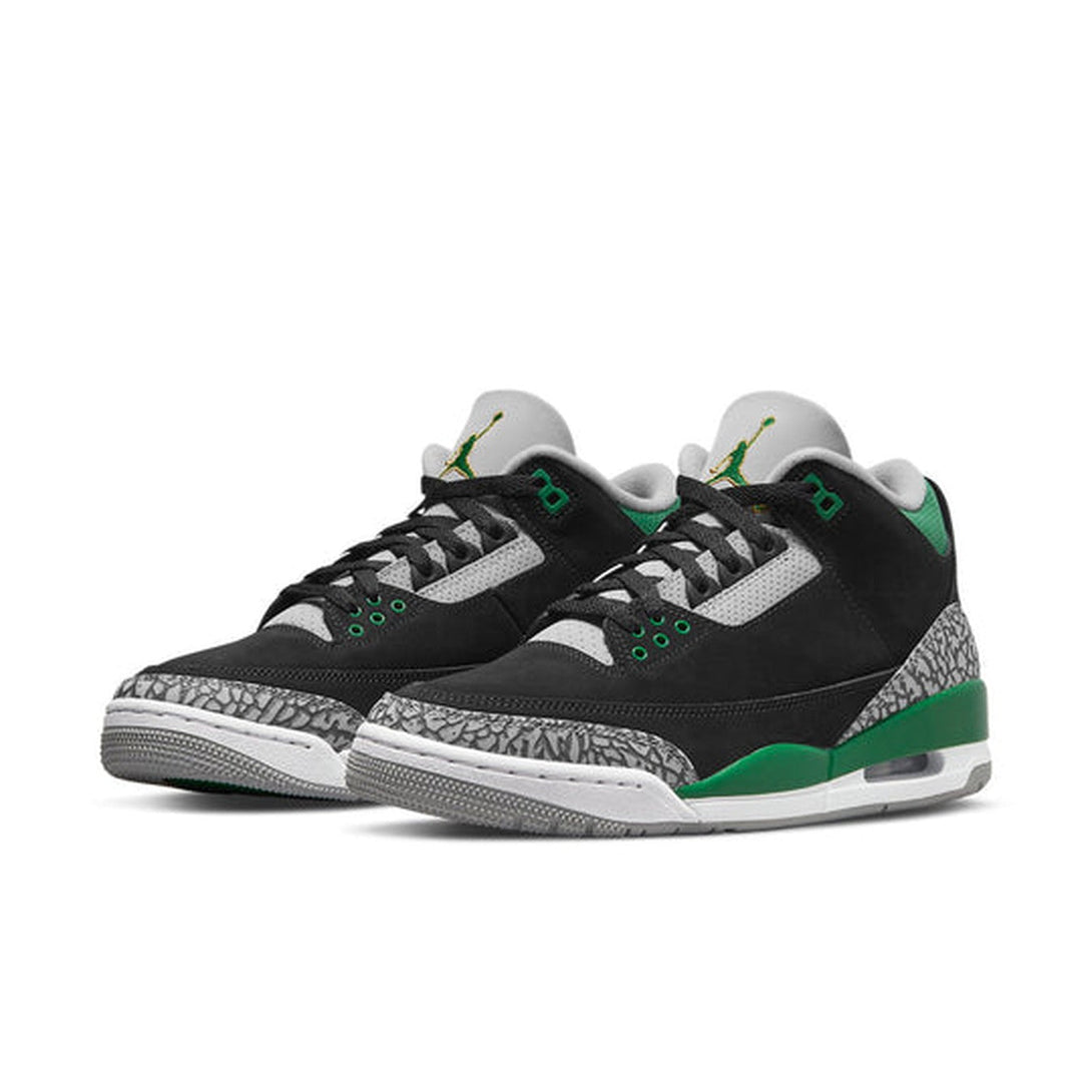 Air Jordan 3 Retro 'Pine Green'- Streetwear Fashion - ellesey.com