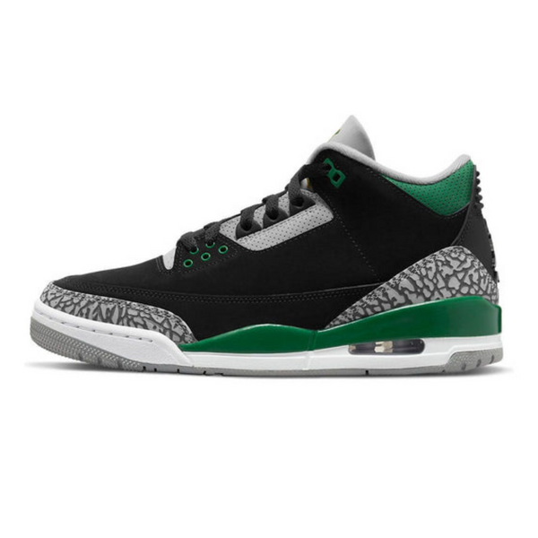 Air Jordan 3 Retro 'Pine Green'- Streetwear Fashion - ellesey.com