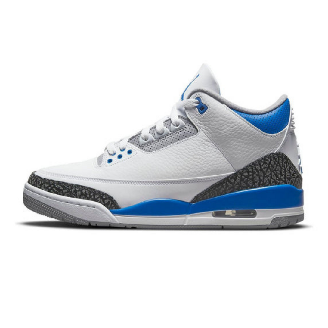 Air Jordan 3 Retro 'Racer Blue'- Streetwear Fashion - ellesey.com