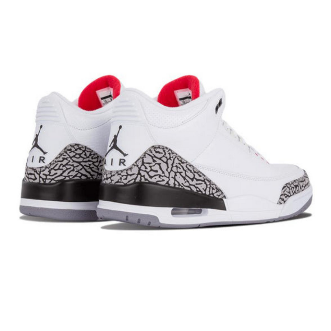 Air Jordan 3 Retro 'White Cement' 2011- Streetwear Fashion - ellesey.com
