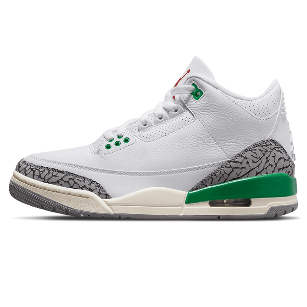 Air Jordan 3 Retro Wmns 'Lucky Green'- Streetwear Fashion - ellesey.com