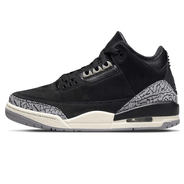 Air Jordan 3 Retro Wmns 'Off Noir- Streetwear Fashion - ellesey.com