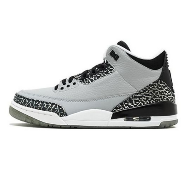 Air Jordan 3 Retro 'Wolf Grey'- Streetwear Fashion - ellesey.com