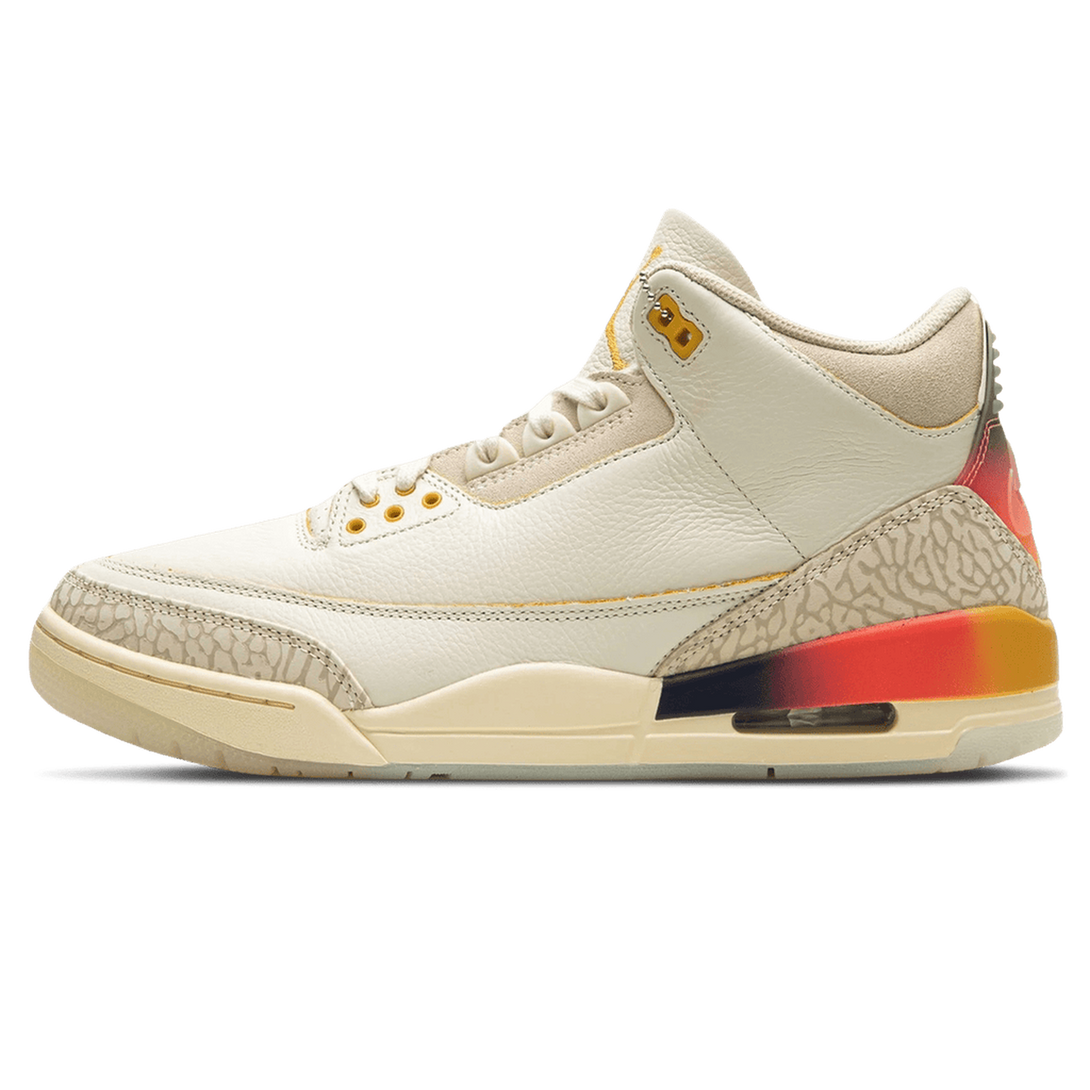 Air Jordan 3 Retro x J. Balvin 'Medellín Sunset'- Streetwear Fashion - ellesey.com