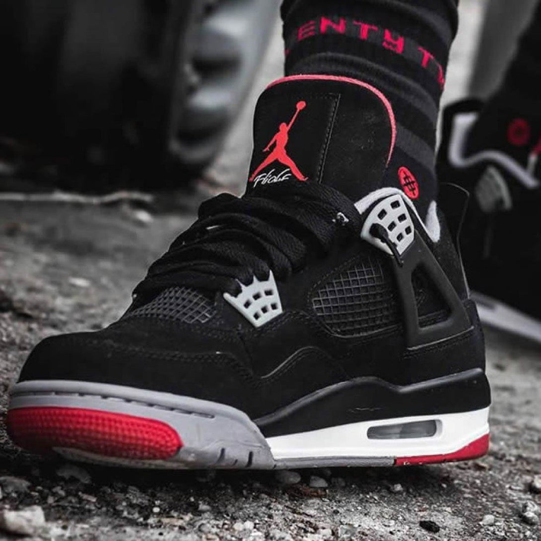 Air Jordan 4 Bred 2019- Streetwear Fashion - ellesey.com