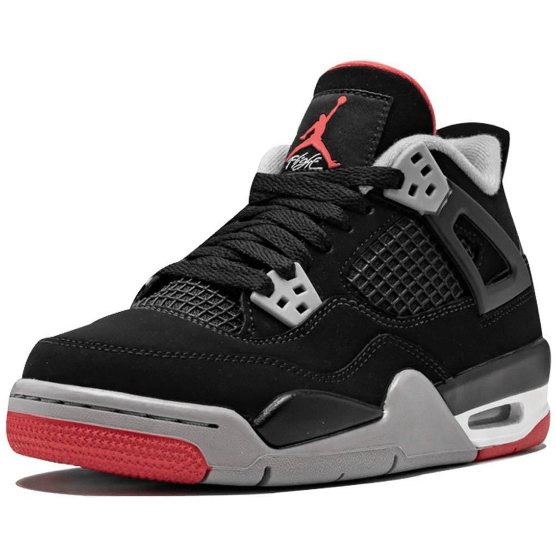 Air Jordan 4 Bred (GS)- Streetwear Fashion - ellesey.com