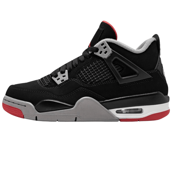 Air Jordan 4 Bred (GS)- Streetwear Fashion - ellesey.com