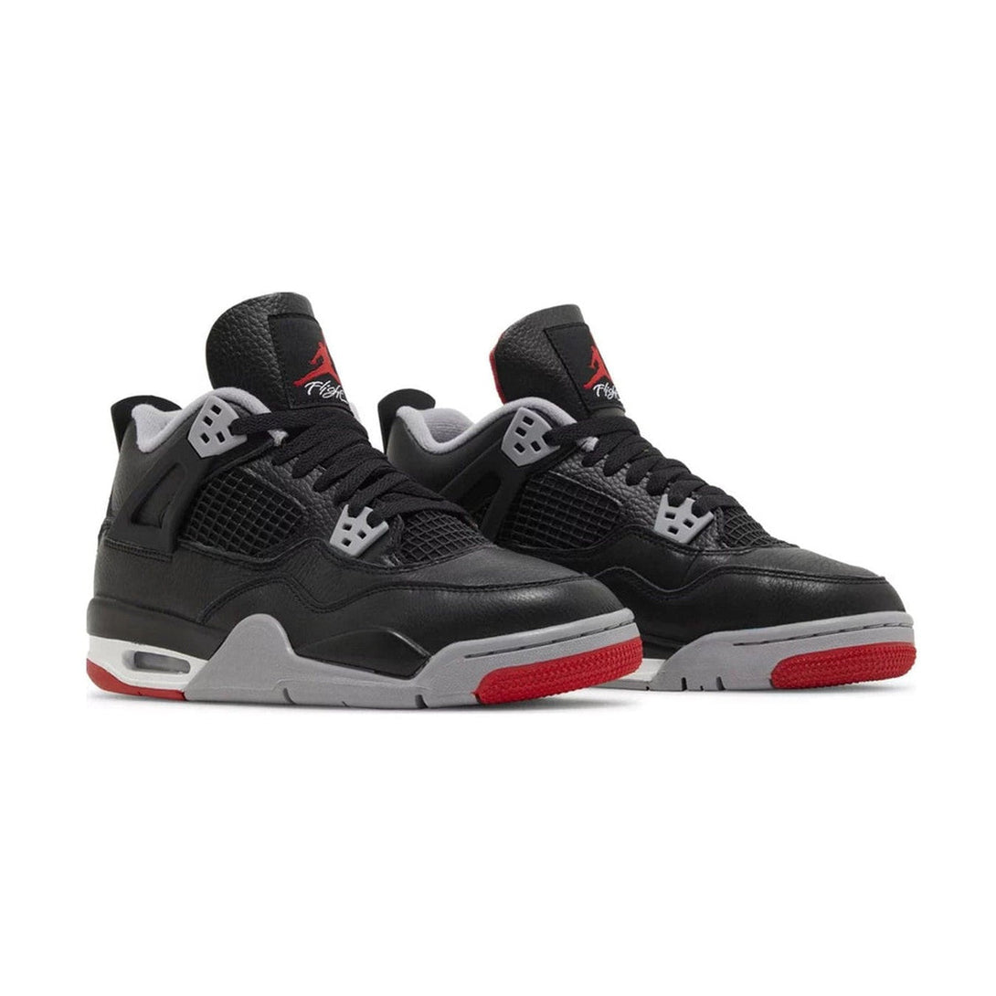 Air Jordan 4 Retro GS 'Bred Reimagined'- Streetwear Fashion - ellesey.com