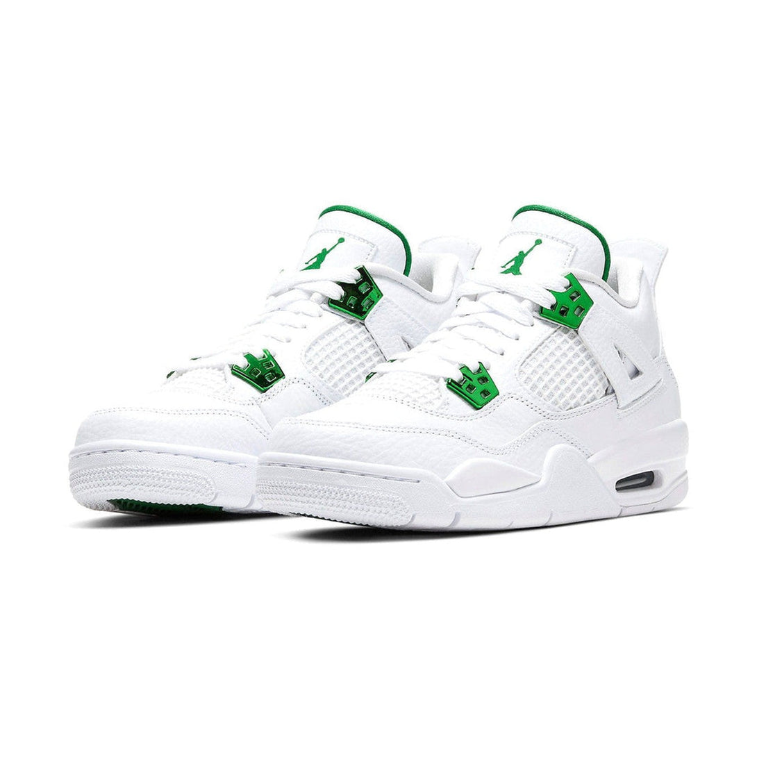 Air Jordan 4 Retro GS 'Green Metallic'- Streetwear Fashion - ellesey.com