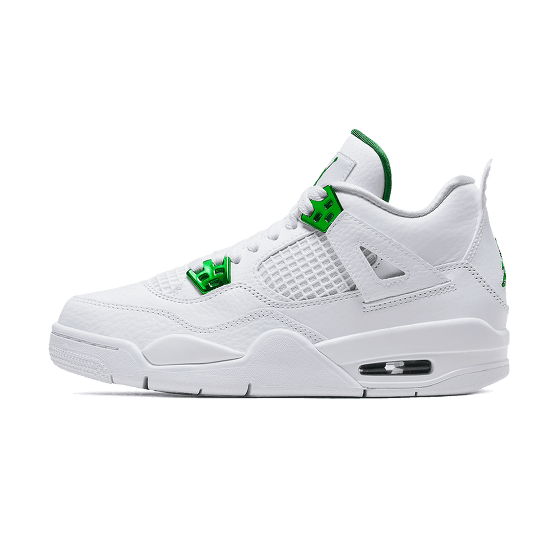 Air Jordan 4 Retro GS 'Green Metallic'- Streetwear Fashion - ellesey.com