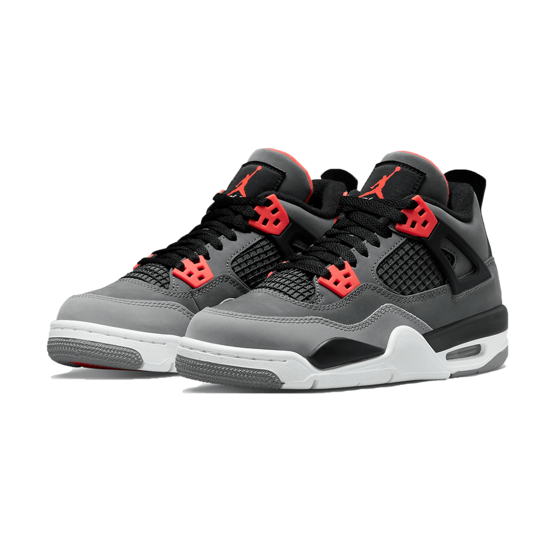 Air Jordan 4 Retro GS 'Infrared'- Streetwear Fashion - ellesey.com