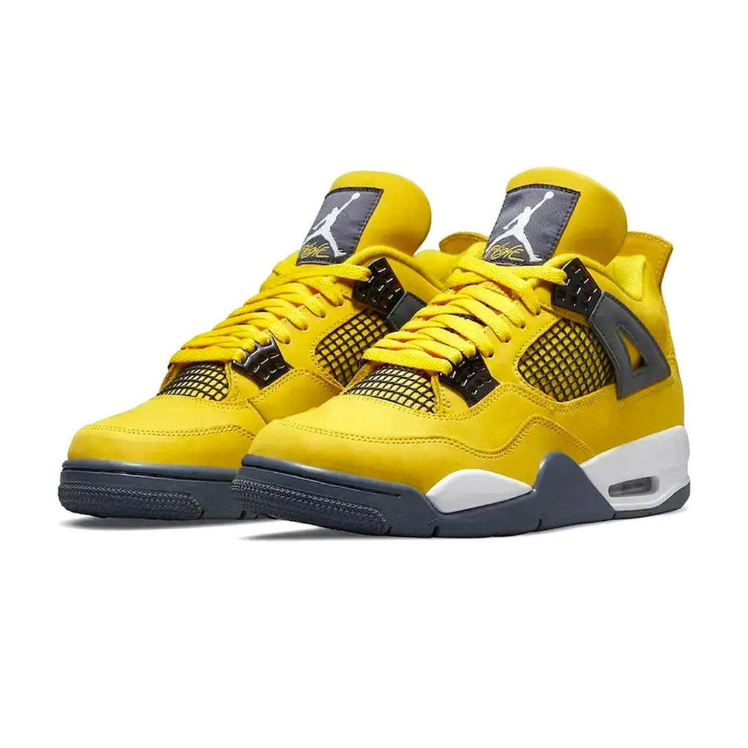 Air Jordan 4 Retro GS 'Lightning' 2021- Streetwear Fashion - ellesey.com