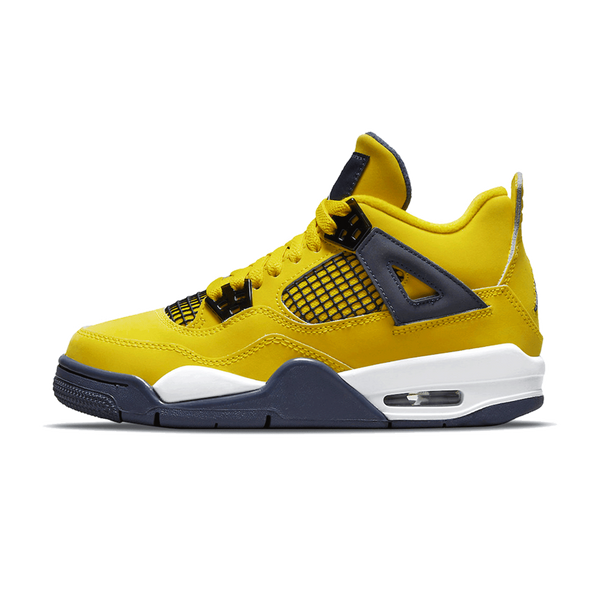 Air Jordan 4 Retro GS 'Lightning' 2021- Streetwear Fashion - ellesey.com