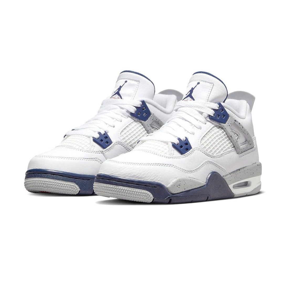 Air Jordan 4 Retro GS 'Midnight Navy'- Streetwear Fashion - ellesey.com